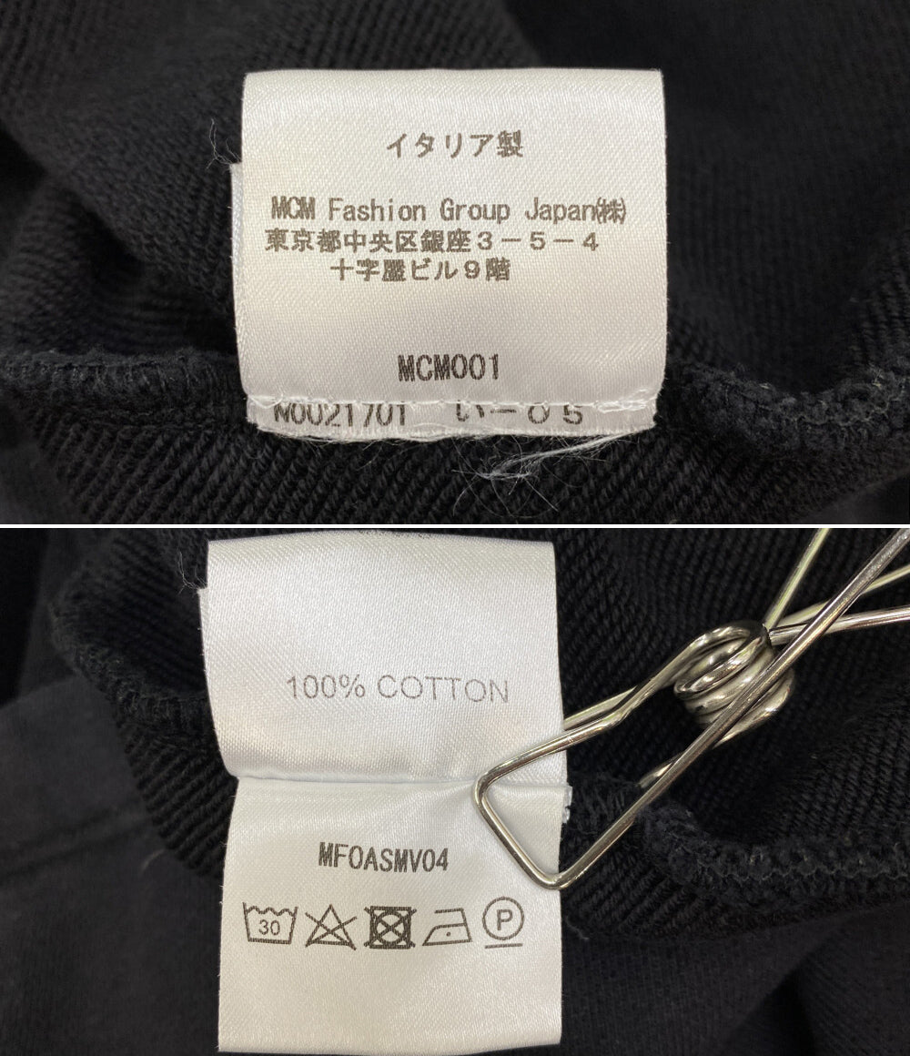 MCM スウェットワンピース ブラック ロゴ レディース SIZE - エムシーエム