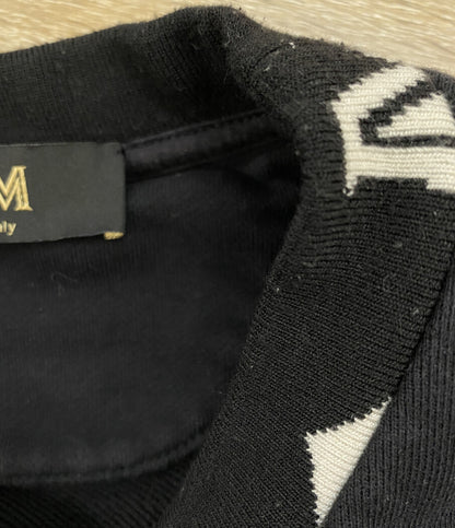MCM スウェットワンピース ブラック ロゴ レディース SIZE - エムシーエム