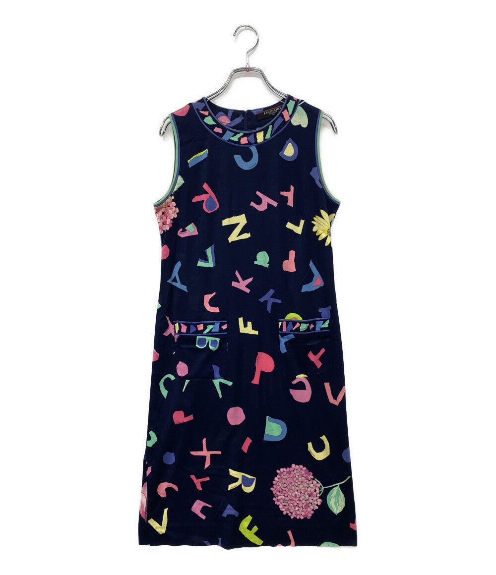 LEONARD ノースリーブワンピース 0350106 レディース SIZE M レオナール