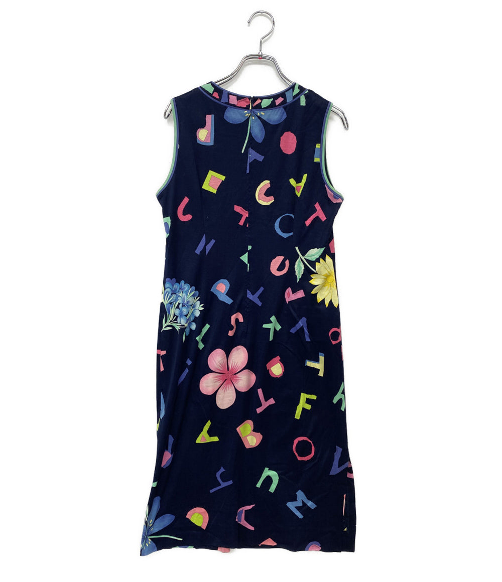 LEONARD ノースリーブワンピース 0350106 レディース SIZE M レオナール