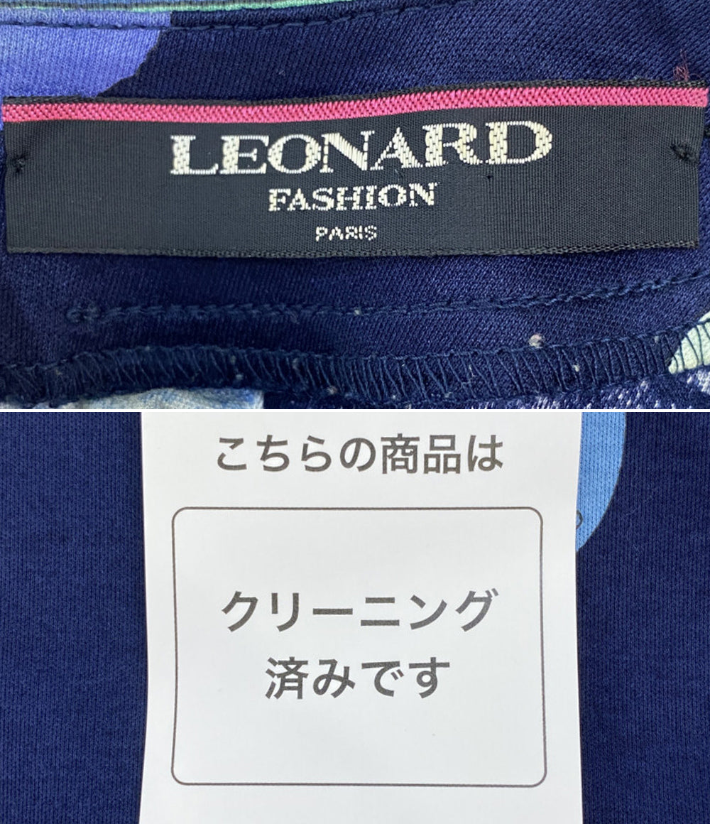 LEONARD ノースリーブワンピース 0350106 レディース SIZE M レオナール
