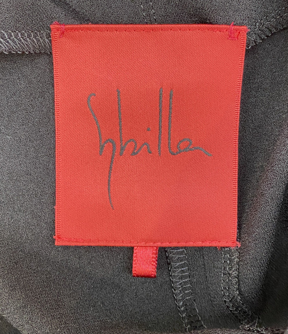 Sybilla ノースリーブワンピース サーキュラードレス GDEER-23390 レディース SIZE L シビラ