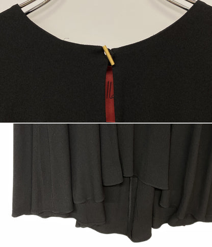 Sybilla ノースリーブワンピース サーキュラードレス GDEER-23390 レディース SIZE L シビラ