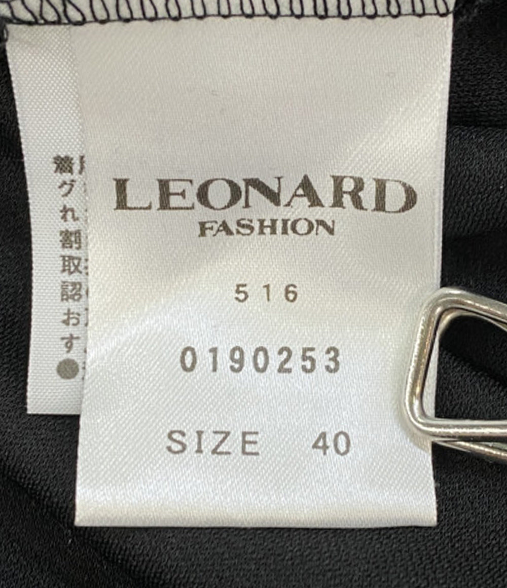 LEONARD スクエアネックワンピース レディース SIZE 40 レオナール