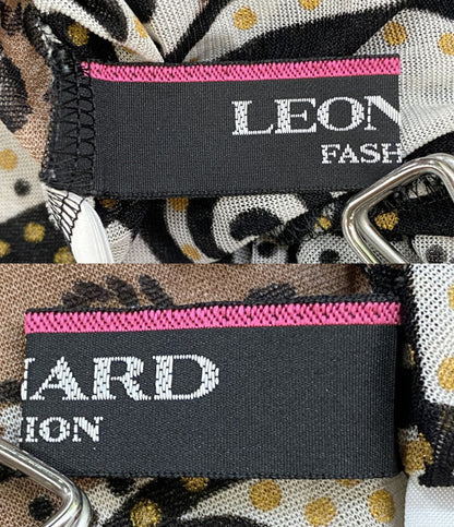 LEONARD 半袖ブラウス 総柄 レディース SIZE 38 レオナール