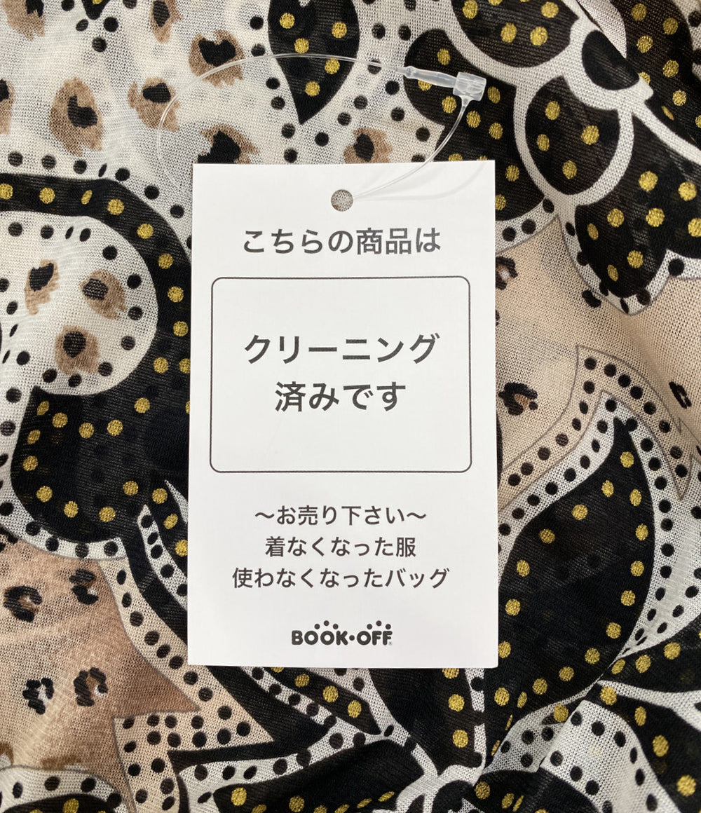 LEONARD 半袖ブラウス 総柄 レディース SIZE 38 レオナール
