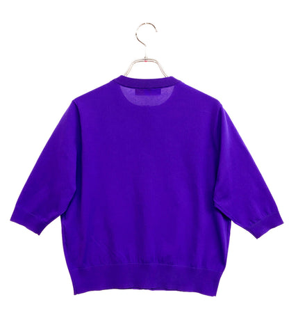 CABaN 39-02-31-0200 ポケットカーディガン パープル レディース SIZE S キャバン