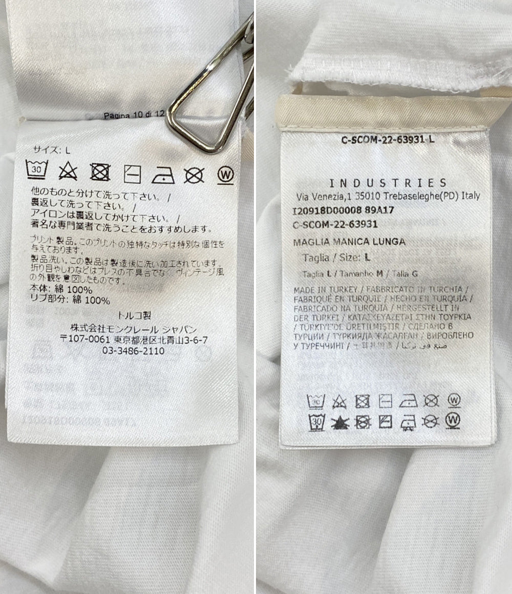 MONCLER 長袖Ｔシャツ MAGLIA MANICA LUNGA メンズ SIZE L モンクレール