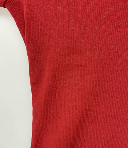 AMOMENTO 長袖Ｔシャツ 26SS レッド AM26SS03TSRD0 レディース SIZE - アモーメント