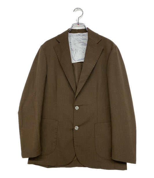 BARBA テーラードジャケット EASY-JAP ブラウン メンズ SIZE 46 バルバ