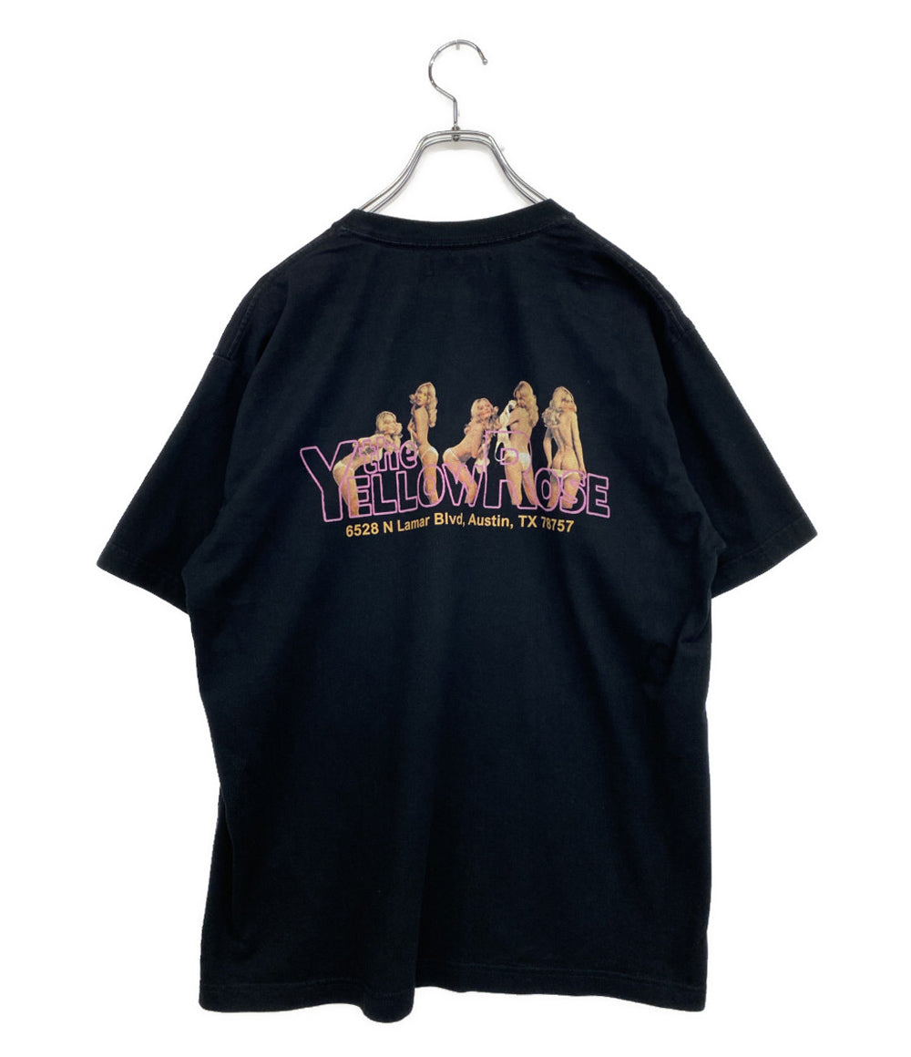MINEDENIM 半袖Ｔシャツ 2308-6002-99-L2 the yellow rose ブラック メンズ SIZE L マインデニム