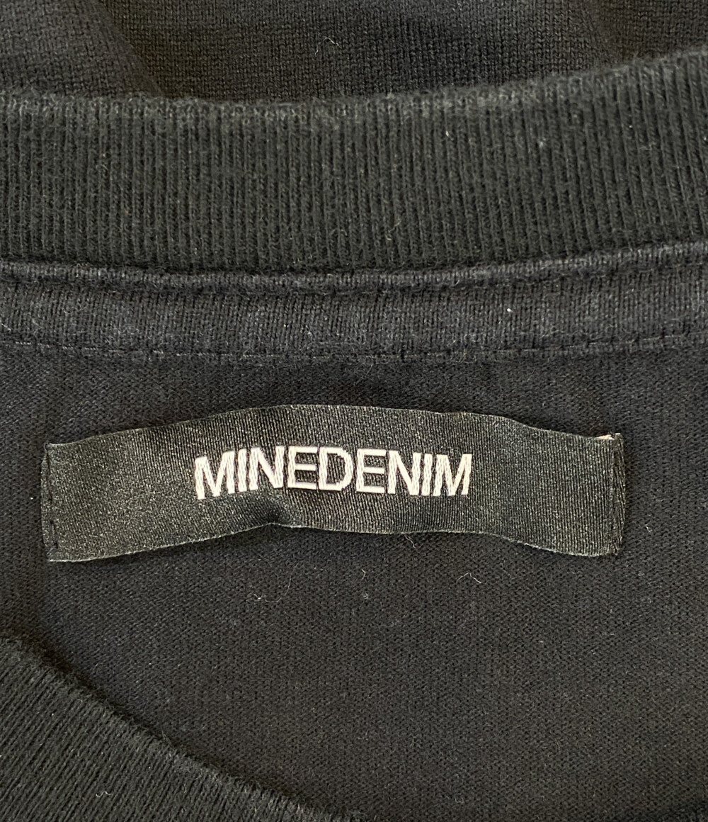 MINEDENIM 半袖Ｔシャツ 2308-6002-99-L2 the yellow rose ブラック メンズ SIZE L マインデニム