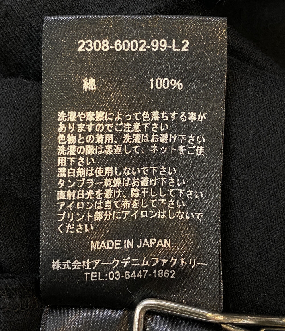 MINEDENIM 半袖Ｔシャツ 2308-6002-99-L2 the yellow rose ブラック メンズ SIZE L マインデニム