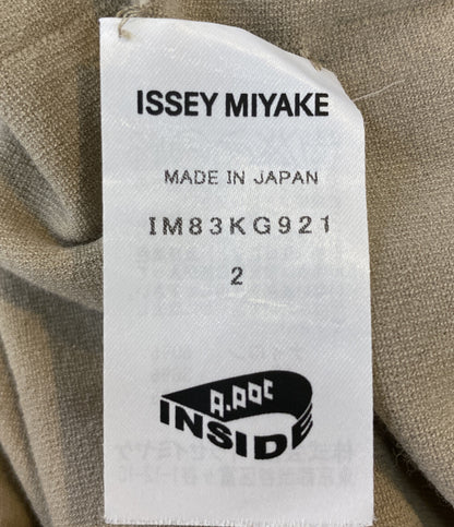 ISSEY MIYAKE A-POC ワンピース IM83KG921 ベージュ系 オフショルダー レディース SIZE 2 イッセイミヤケ エイポック インサイド