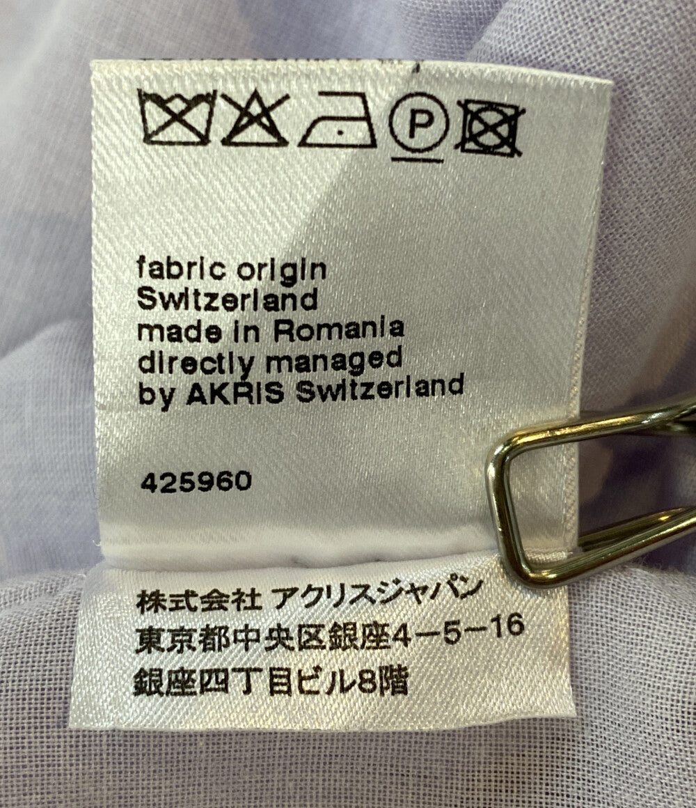 AKRIS ブラウス パープル フラワー レディース SIZE US4 アクリス