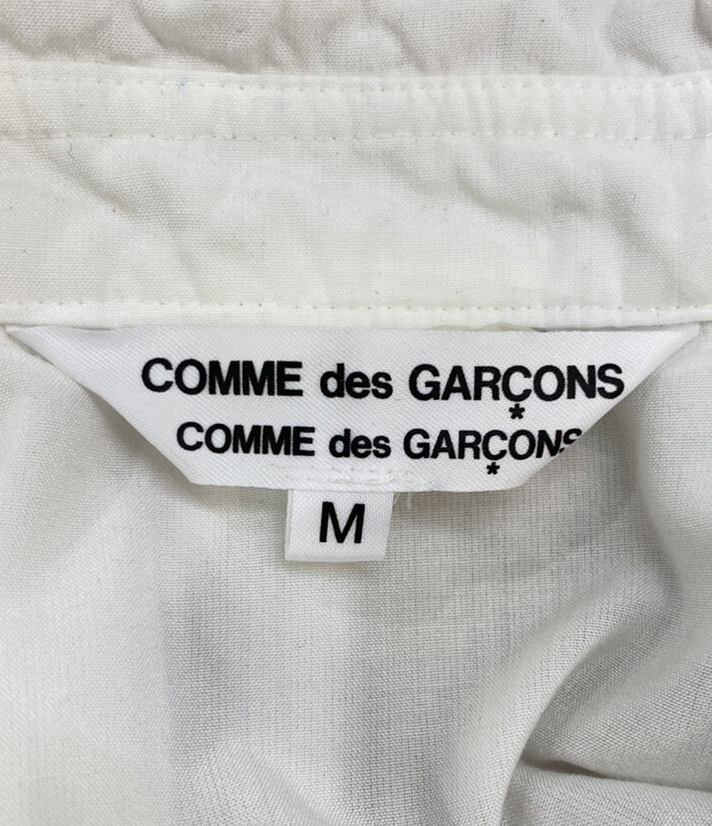 COMME des GARCONS パフスリーブワンピース ホワイト 22SS RI-B018 レディース SIZE M コムデギャルソン