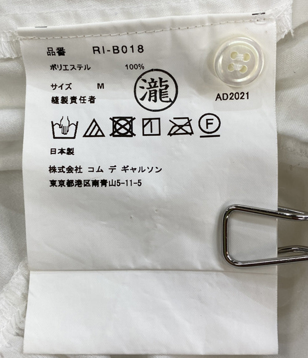 COMME des GARCONS パフスリーブワンピース ホワイト 22SS RI-B018 レディース SIZE M コムデギャルソン