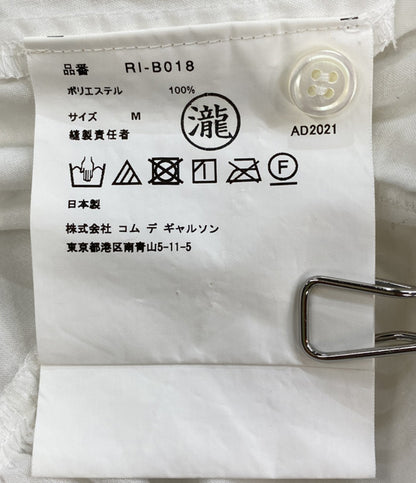 COMME des GARCONS パフスリーブワンピース ホワイト 22SS RI-B018 レディース SIZE M コムデギャルソン