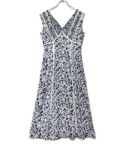 Her lip to ノースリーブワンピース Lace Trimmed Floral Dress レディース SIZE M ハーリップトゥ