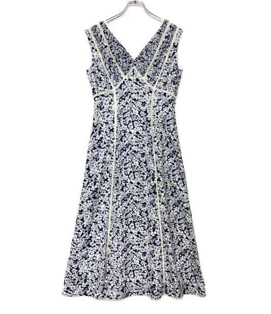 Her lip to ノースリーブワンピース Lace Trimmed Floral Dress レディース SIZE M ハーリップトゥ