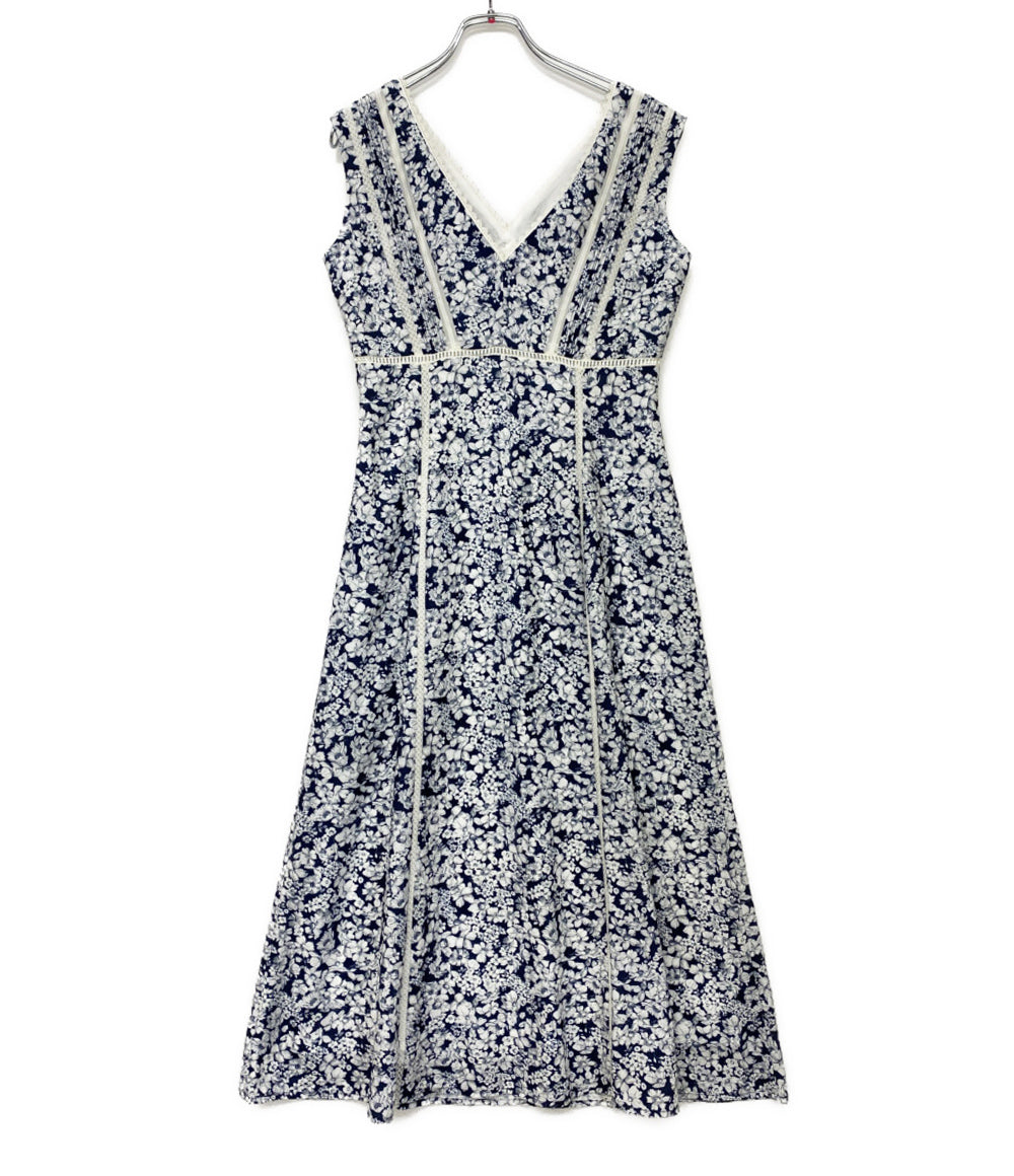 Her lip to ノースリーブワンピース Lace Trimmed Floral Dress レディース SIZE M ハーリップトゥ
