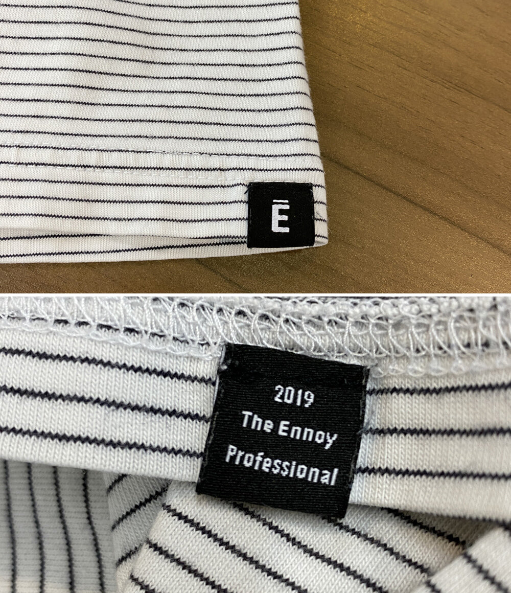 The Ennoy Professional 半袖Ｔシャツ ボーダー SS20BRENCT02AM メンズ SIZE L ザエンノイプロフェッショナル