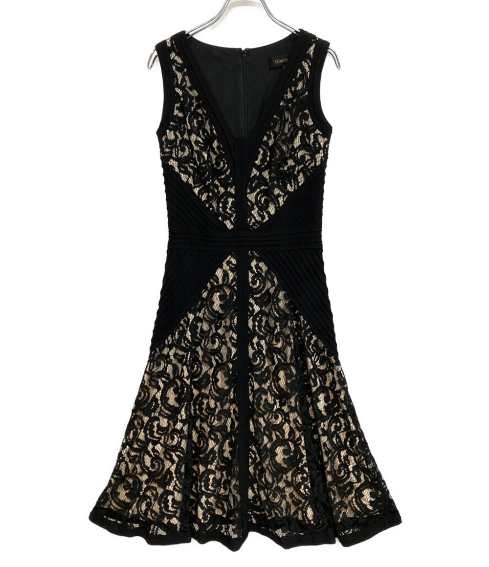 TADASHI SHOJI Vネック レースノースリーブワンピース レディース SIZE - タダシショージ