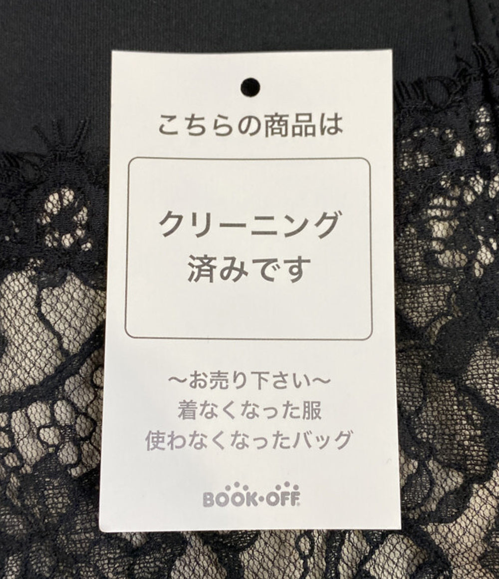 TADASHI SHOJI ブラック ベルト付フレンチスリーブワンピース レース レディース SIZE 2 タダシショージ