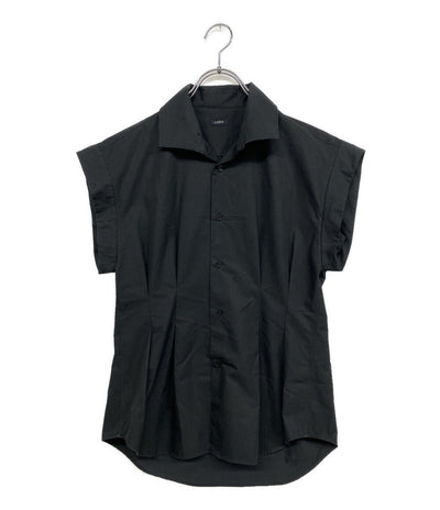 LOEFF 半袖シャツ スーピマ コットン ブロード ウエストポイント クラシカル シャツ 8816-299-0014 レディース SIZE 1 ロエフ