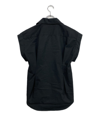 LOEFF 半袖シャツ スーピマ コットン ブロード ウエストポイント クラシカル シャツ 8816-299-0014 レディース SIZE 1 ロエフ