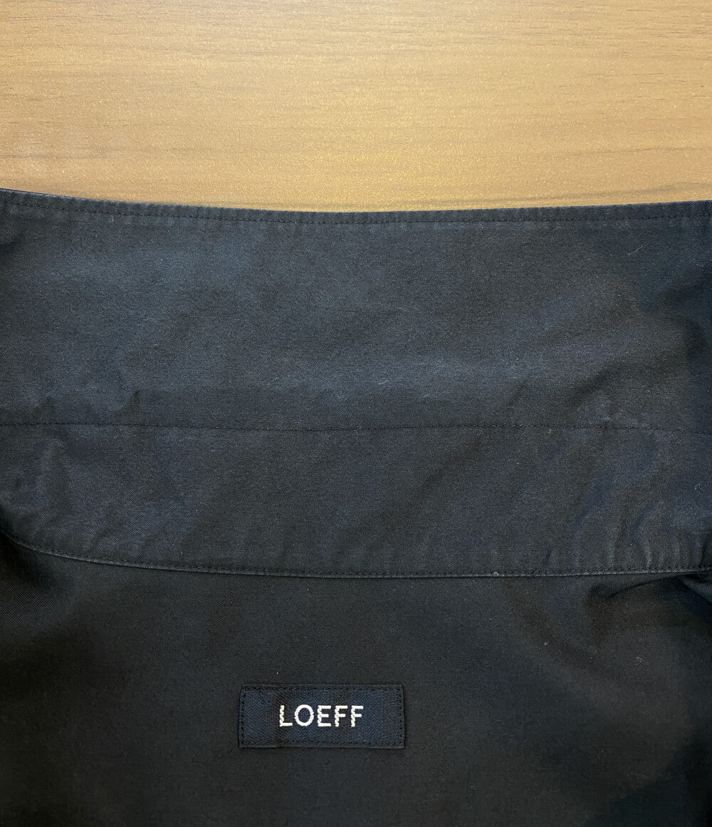 LOEFF 半袖シャツ スーピマ コットン ブロード ウエストポイント クラシカル シャツ 8816-299-0014 レディース SIZE 1 ロエフ