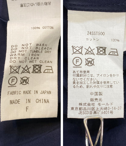 CINOH 半袖シャツ 24SST500 別注 SHEER HALF SLEEVE SHIRT レディース SIZE F チノ