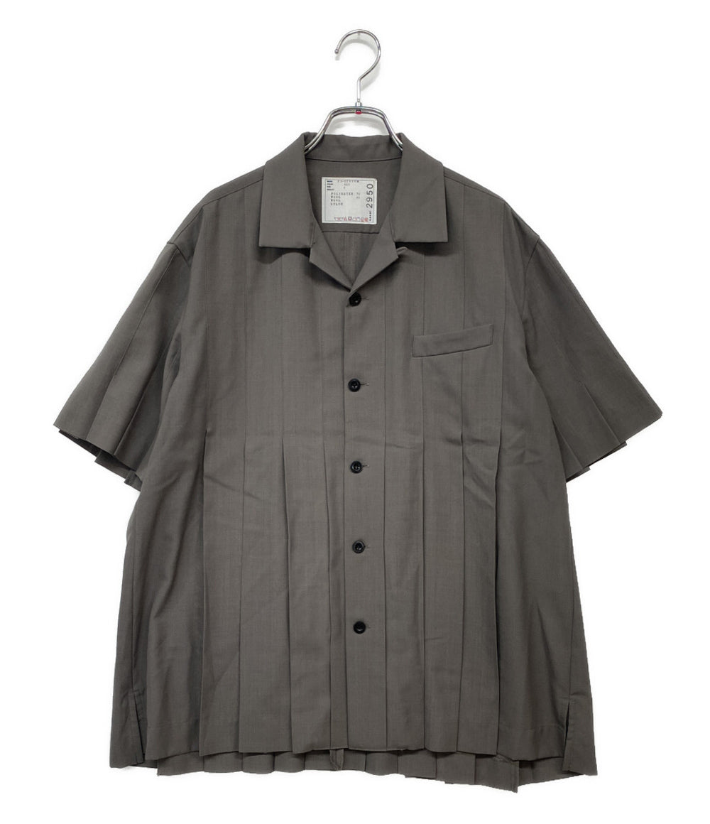 Sacai 半袖シャツ ボタン Cotton Weather Shirt 25-03637M メンズ SIZE