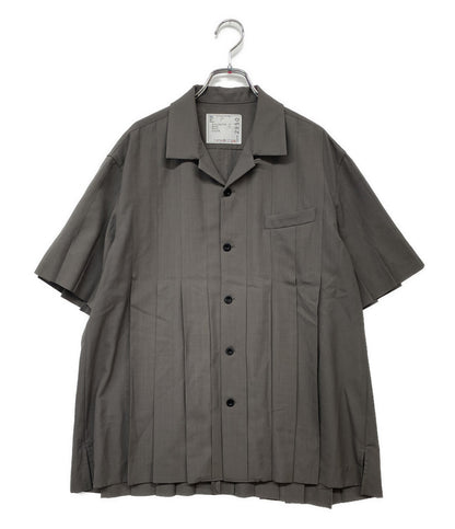 sacai 半袖シャツ Suiting Shirt 23SS 23-02950M レディース SIZE 2 サカイ