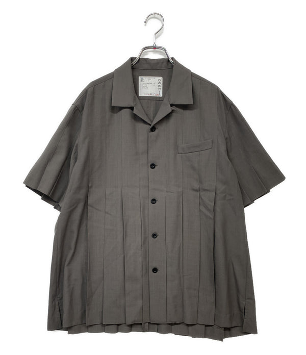 sacai 半袖シャツ Suiting Shirt 23SS 23-02950M レディース SIZE 2