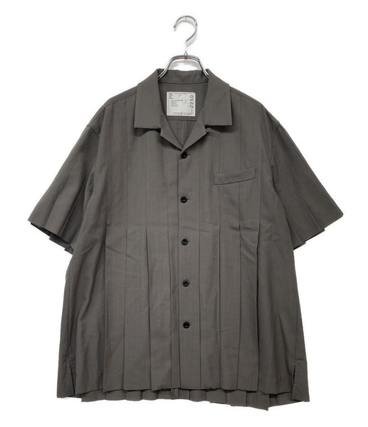 sacai 半袖シャツ Suiting Shirt 23SS 23-02950M レディース SIZE 2