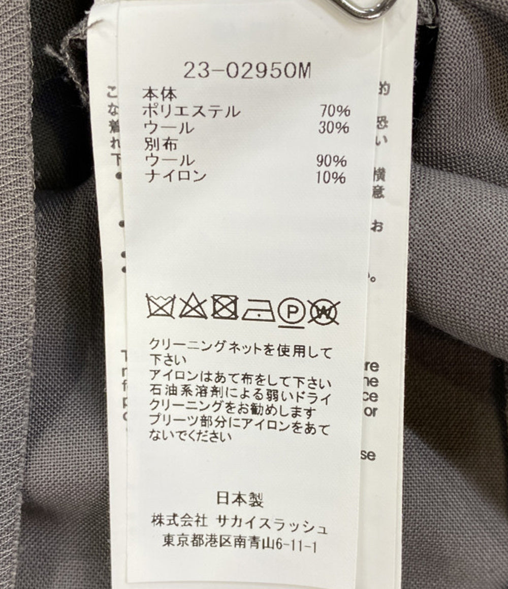 sacai 半袖シャツ Suiting Shirt 23SS 23-02950M レディース SIZE 2 サカイ