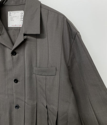 sacai 半袖シャツ Suiting Shirt 23SS 23-02950M レディース SIZE 2 サカイ