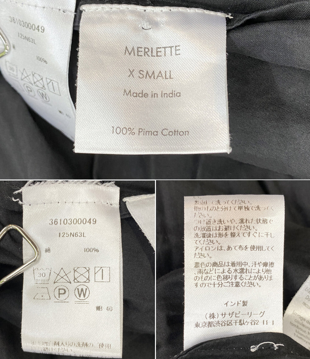 Merlette コットンティアードワンピース 3610300049 レディース SIZE XS マーレット