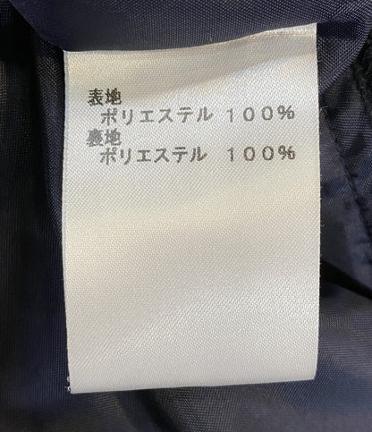 Leilian 半袖ワンピース ブラック チェックパープル レディース SIZE 9 レリアン