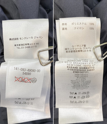 MONCLER コート ネイビー レディース SIZE - モンクレール