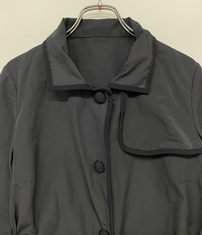 MONCLER コート ネイビー レディース SIZE - モンクレール