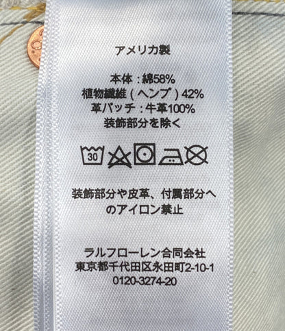 RRL RALPH LAUREN デニムパンツ 1944 vintage インディゴリジッド メンズ SIZE 32×32 ダブルアールエル