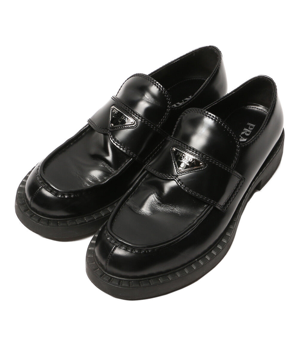 PRADA チョコレートブラッシュドレザーローファー 2DE127 メンズ SIZE 10 プラダ