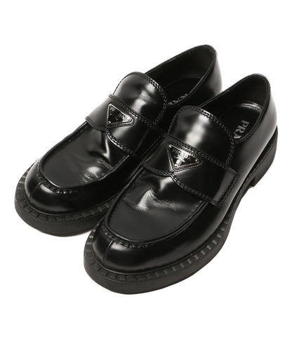 PRADA チョコレートブラッシュドレザーローファー 2DE127 メンズ SIZE 10 プラダ