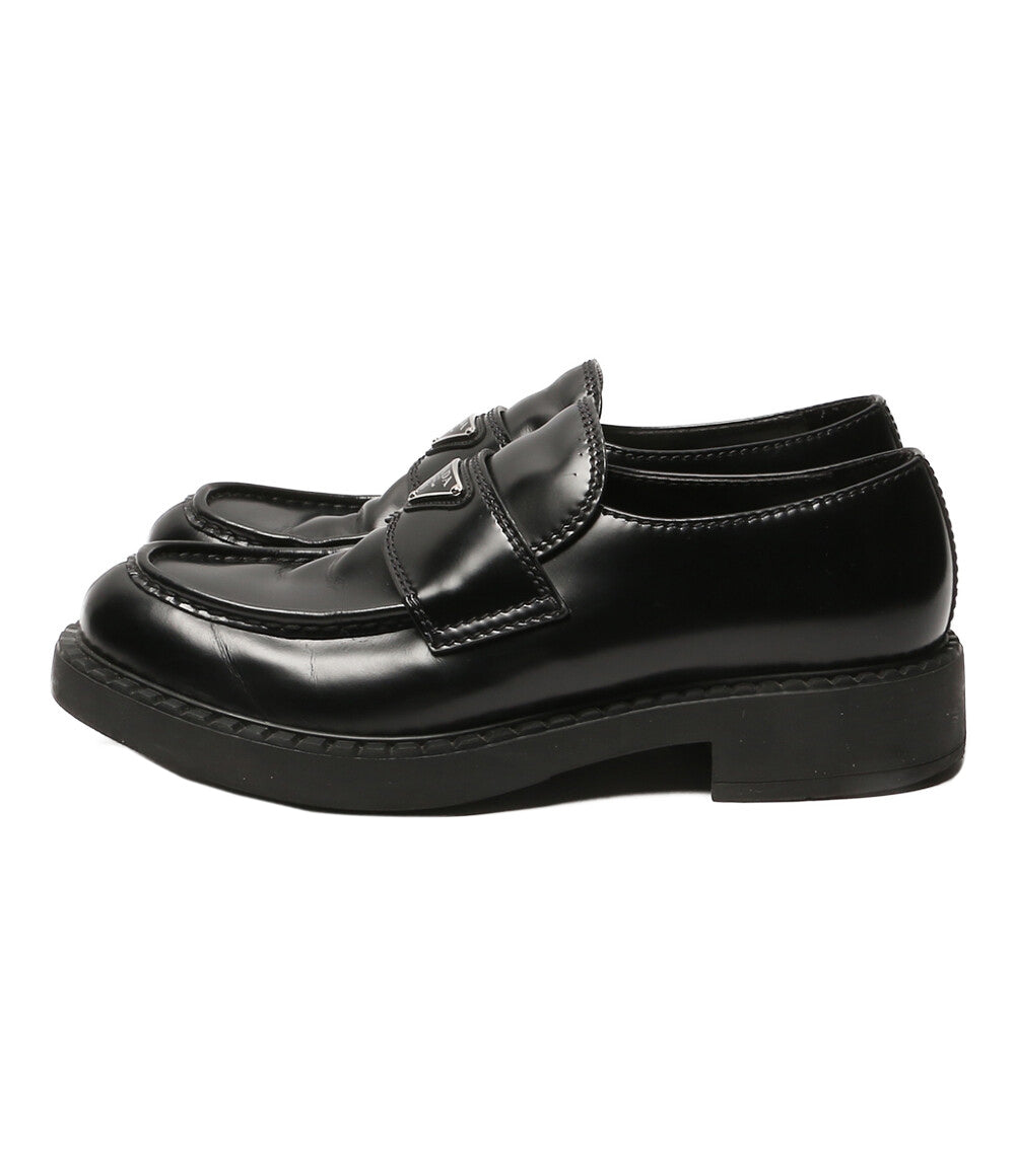 PRADA チョコレートブラッシュドレザーローファー 2DE127 メンズ SIZE