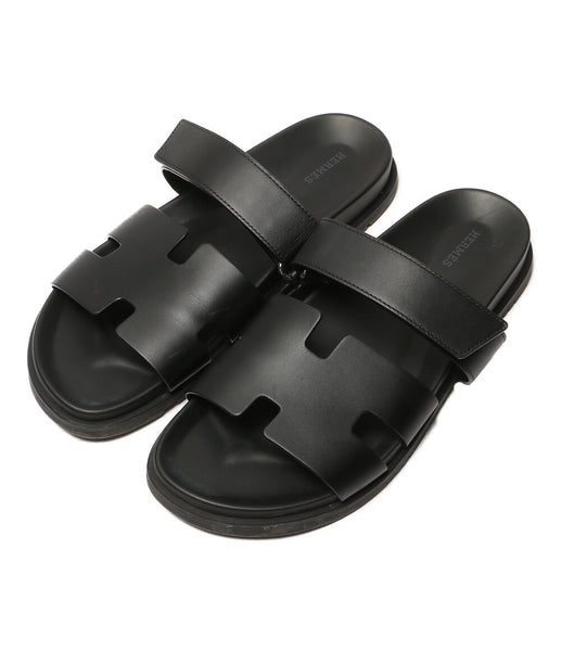 HERMES サンダル シプレ ノワール 222000ZH メンズ SIZE 44.5 エルメス