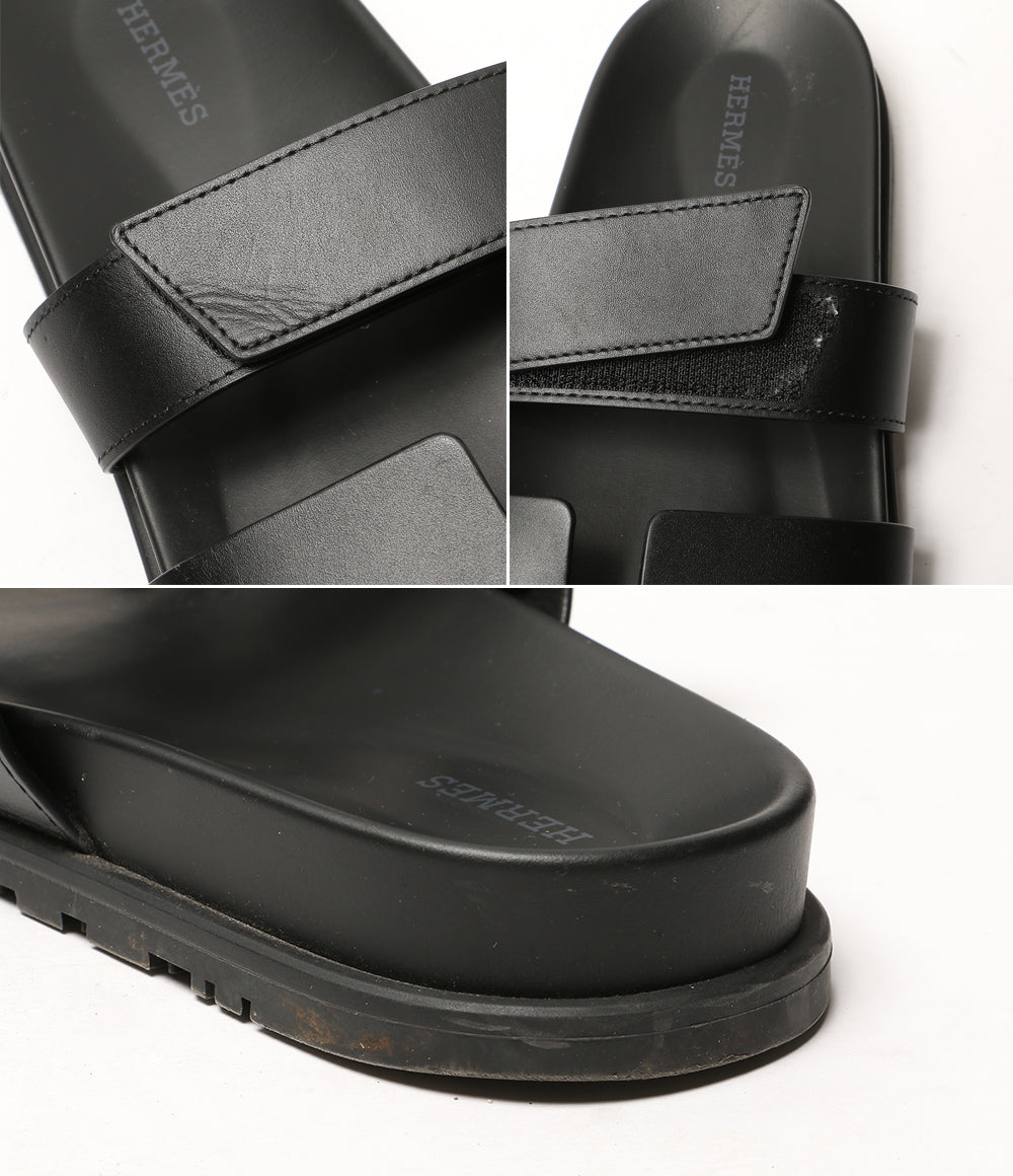 HERMES サンダル シプレ ノワール 222000ZH メンズ SIZE 44.5 エルメス