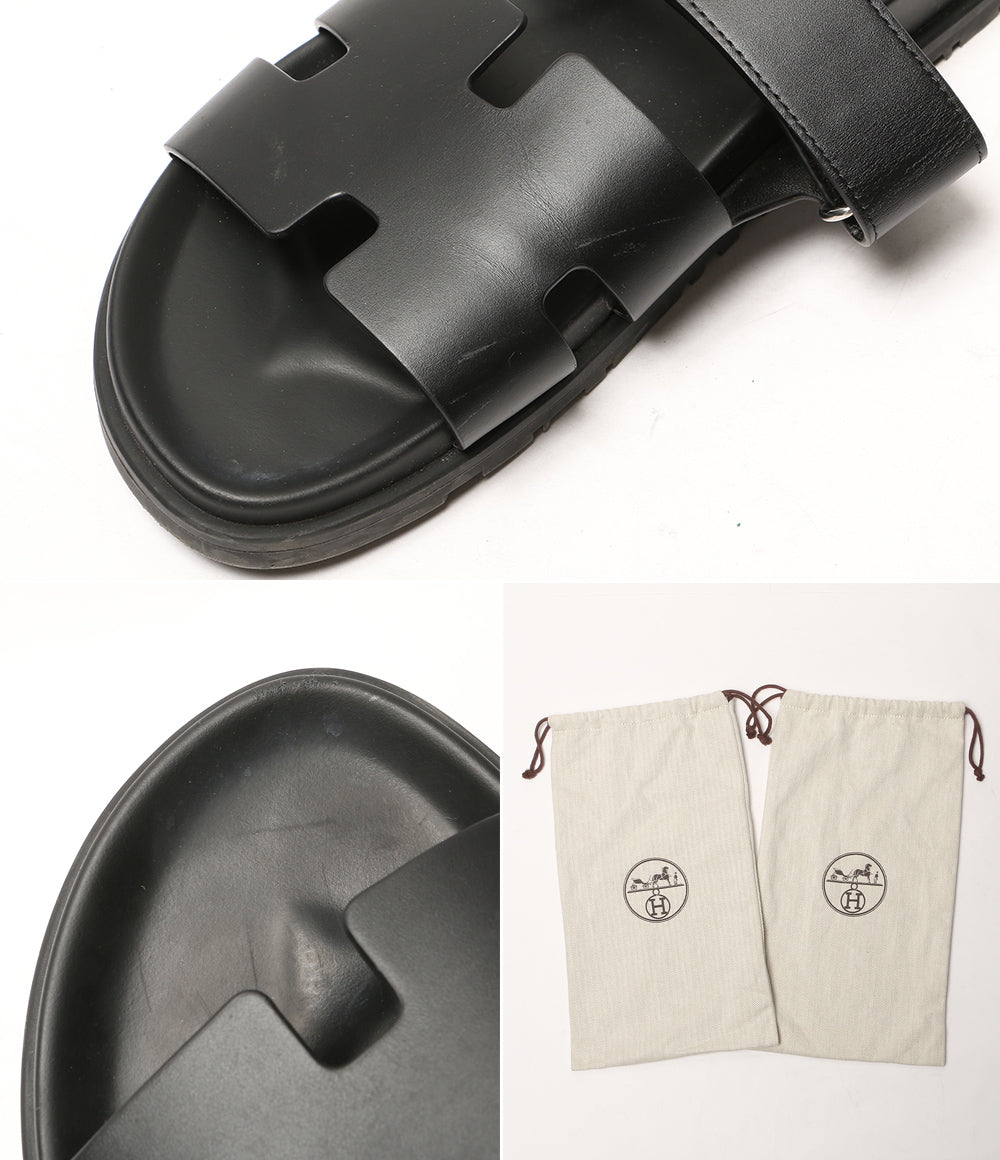HERMES サンダル シプレ ノワール 222000ZH メンズ SIZE 44.5 エルメス