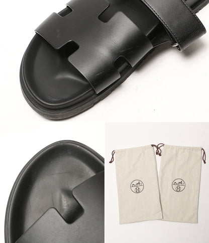HERMES サンダル シプレ ノワール 222000ZH メンズ SIZE 44.5 エルメス